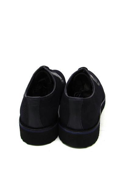 Fosco Erkek Casual Deri Ayakkabı Nubuk Lacivert FSC-6510
