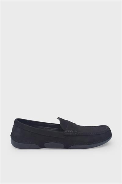 Fosco Erkek Casual Deri Ayakkabı Siyah Nubuk FSC-9844