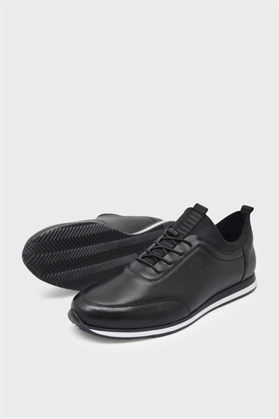 Fosco Erkek Casual Deri Ayakkabı Siyah FSC-9968