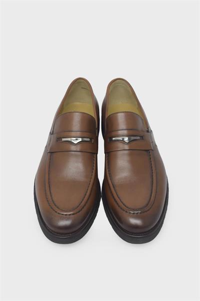 Fosco Erkek Casual Deri Ayakkabı Taba FSC-2893