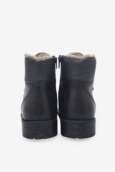 Fosco Erkek Deri Klasik Bot Siyah FSC2523-1