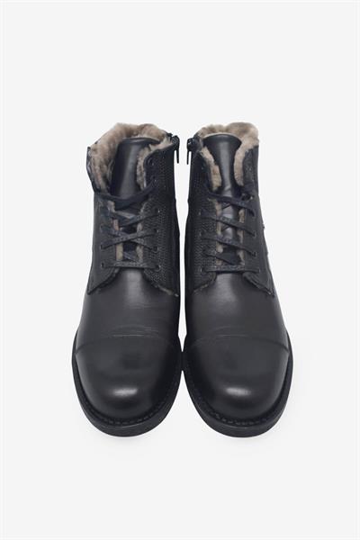 Fosco Erkek Deri Klasik Bot Siyah FSC2523-1