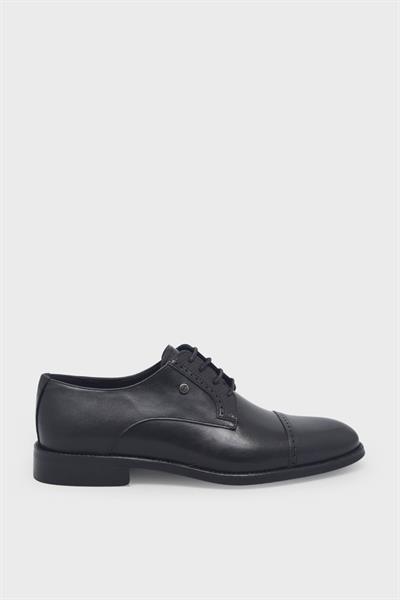 Fosco Erkek Klasik Deri Ayakkabı Siyah FSC9723-1