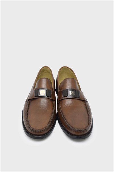 Fosco Erkek Klasik Deri Ayakkabı Taba FSC-3100