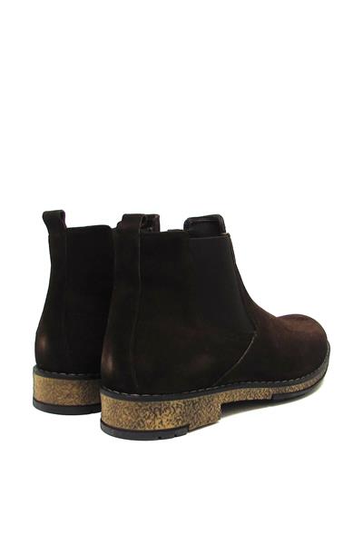 Fosco Erkek Klasik Deri Bot Kahve FSC1542