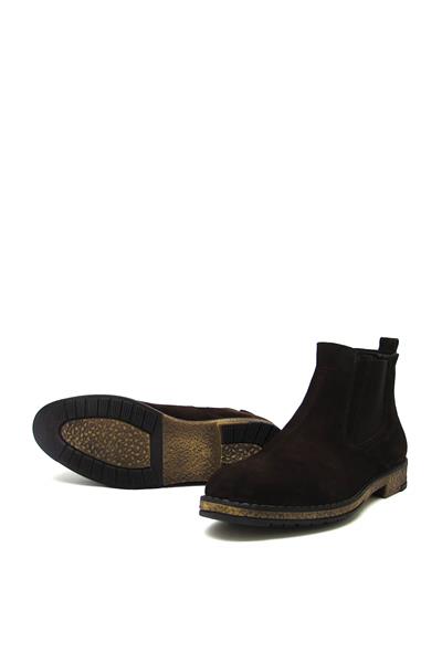 Fosco Erkek Klasik Deri Bot Kahve FSC1542