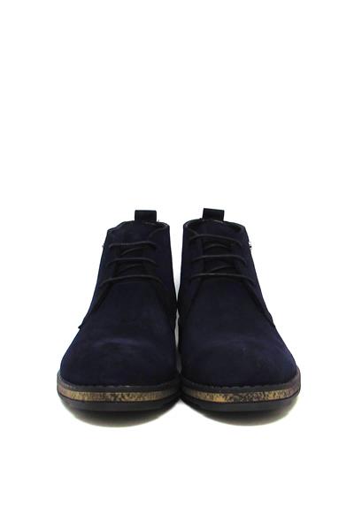 Fosco Erkek Klasik Deri Bot Nubuk Siyah FSC1541