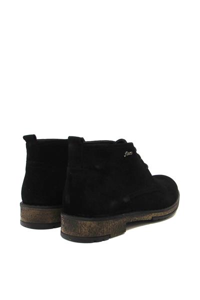 Fosco Erkek Klasik Deri Bot Nubuk Siyah FSC1541