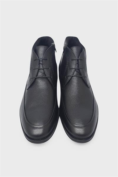 Fosco Erkek Klasik Deri Bot Siyah Flotter FSC9548