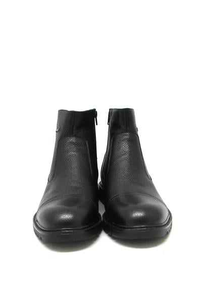 Fosco Erkek Klasik Deri Bot Siyah Flotter FSC-2867