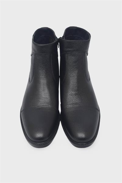 Fosco Erkek Klasik Deri Bot Siyah FSC-8606