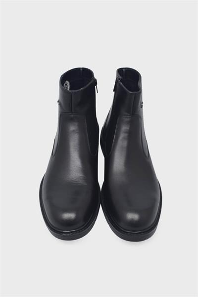 Fosco Erkek Klasik Deri Bot Siyah FSC-2868