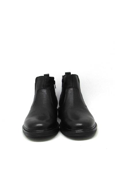 Fosco Erkek Klasik Deri Bot Siyah FSC1524