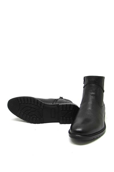 Fosco Erkek Klasik Deri Bot Siyah FSC1543