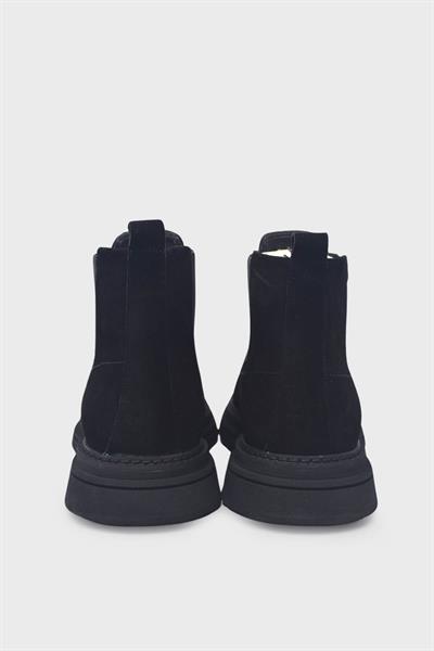 Fosco Erkek Klasik Deri Bot Siyah Süet FSC-3160