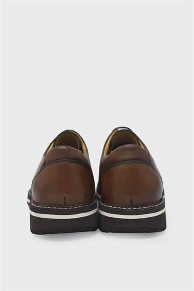 Fosco Erkek Yazlık Casual Deri Ayakkabı Taba FSC8071