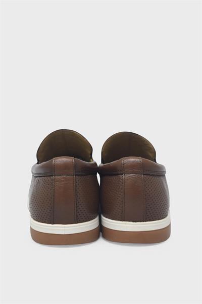 Fosco Erkek Yazlık Comfort Deri Ayakkabı Taba FSC2770
