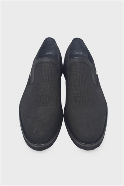 Fosco Erkek Yazlık Klasik Ayakkabı Nubuk Siyah FSC-7105