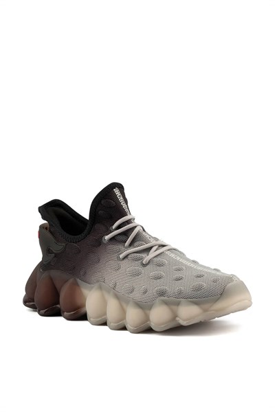 Gamelu Erkek Glow Sneakers Siyah Gri GML-2023-03
