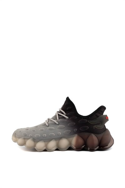 Gamelu Erkek Glow Sneakers Siyah Gri GML-2023-03
