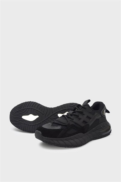 Gamelu Erkek Yazlık Jel Taban Sneakers Siyah GML-TOD