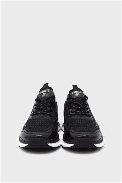 Gamelu Unisex Spor Ayakkabı Siyah Beyaz GML-2023-09