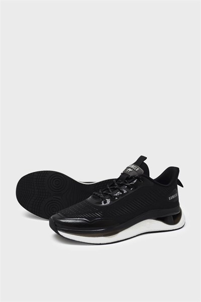 Gamelu Unisex Spor Ayakkabı Siyah Beyaz GML-2023-09