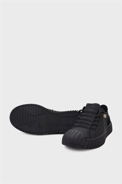 Gamelu Unisex Yazlık Tekstil Sneakers Siyah GML2023-02