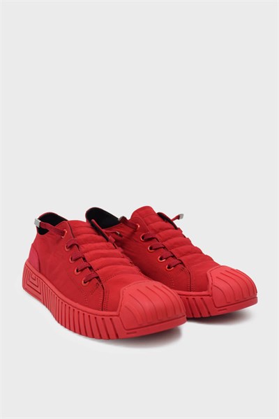 Gamelu Unisex Yazlık Tekstil Sneakers Kırmızı GML2023-02