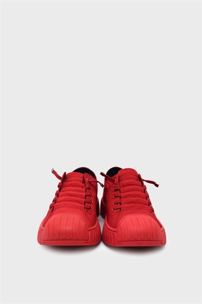 Gamelu Unisex Yazlık Tekstil Sneakers Kırmızı GML2023-02
