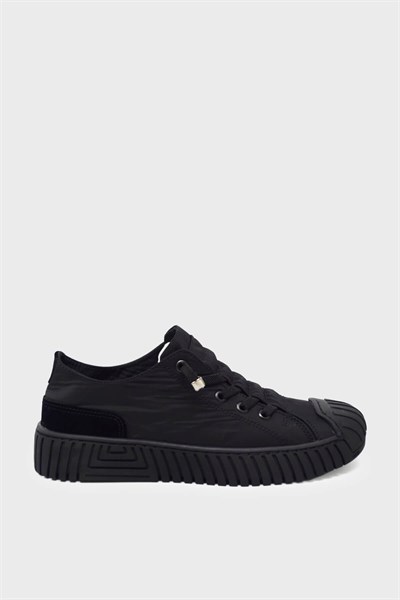 Gamelu Unisex Yazlık Tekstil Sneakers Siyah GML2023-02