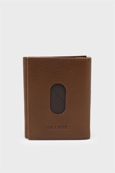 Grande Erkek Deri Cüzdan Kartlık Taba Grande724