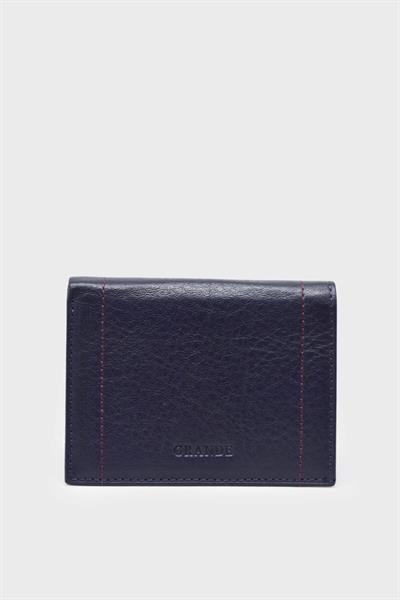 Grande Erkek Deri Cüzdan Lacivert GRANDE715