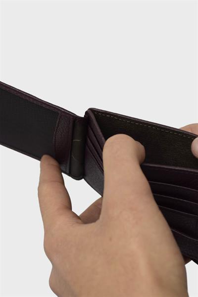 Grande Erkek Deri Kartlık Bordo GRANDE544