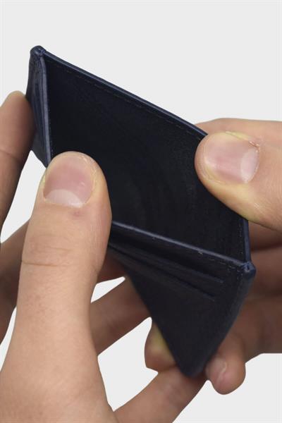 Grande Erkek Deri Kartlık Lacivert GRANDE747