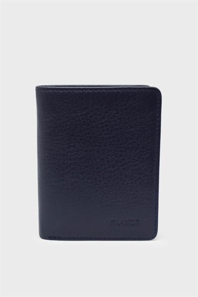 Grande Erkek Deri Kartlık Lacivert GRANDE743