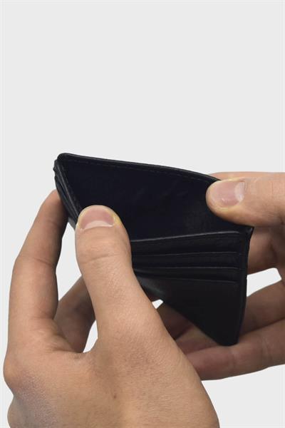 Grande Erkek Deri Kartlık Siyah GRANDE530