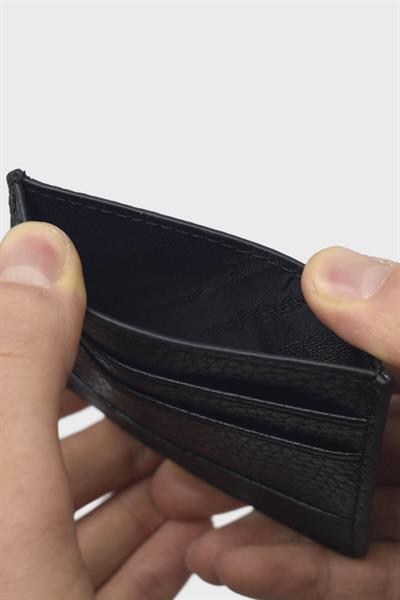 Grande Erkek Deri Kartlık Siyah GRANDE747