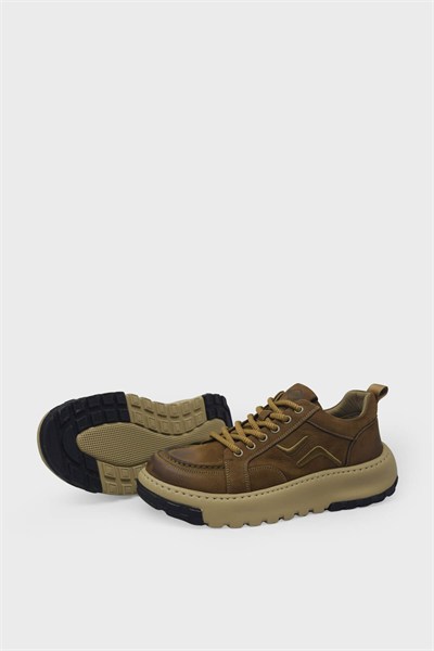 Guja Erkek Casual Deri Ayakkabı Camel BLG26K552