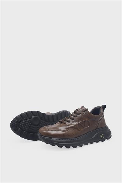 Guja Erkek Casual Deri Ayakkabı Kahve BLG25K565