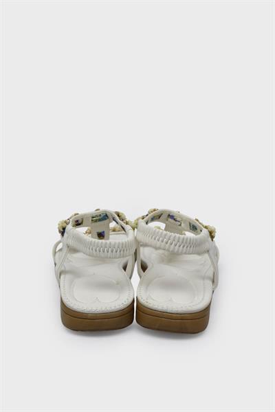 Guja Kadın Casual Sandalet Beyaz BLG230-1