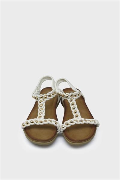 Guja Kadın Casual Sandalet Beyaz BLG23Y104