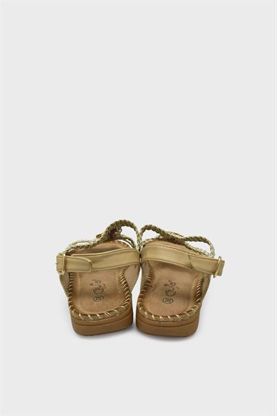 Guja Kadın Günlük Taşlı Sandalet Bej BLG150-39