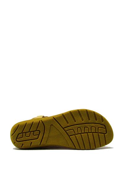 Guja Kadın Taş Detaylı Lastikli Sandalet Bej BLG156-4