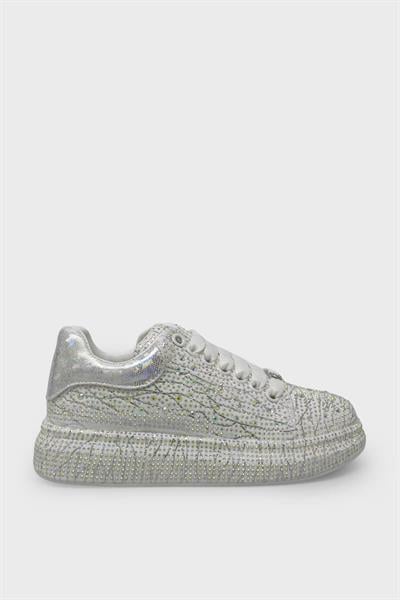 Guja Kadın Taş Detaylı Sneakers Beyaz BLG25Y451-6