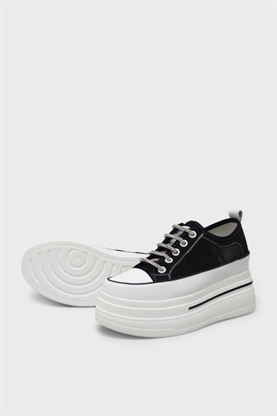 Guja Kadın Yazlık Yüksek Taban Sneakers Siyah BLG23Y345-10