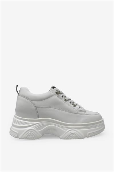 Guja Kadın Yüksek Taban Sneaker Beyaz BLG25K314