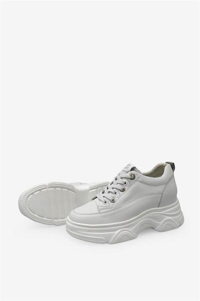 Guja Kadın Yüksek Taban Sneaker Beyaz BLG25K314
