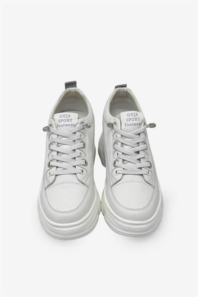Guja Kadın Yüksek Taban Sneaker Beyaz BLG25K314