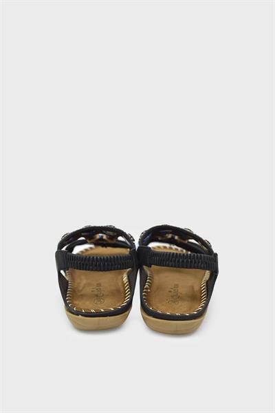 Guja Kız Çocuk Taşlı Sandalet Siyah BLG22Y152-3